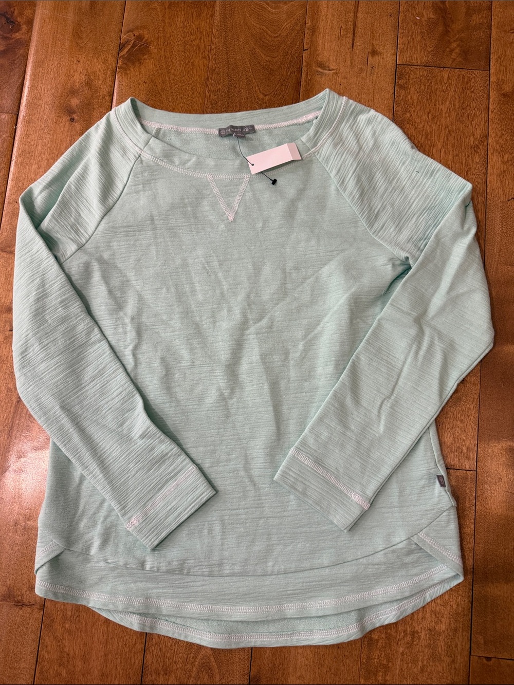 Talbots Mint Green Knit Top with UPF 50+
